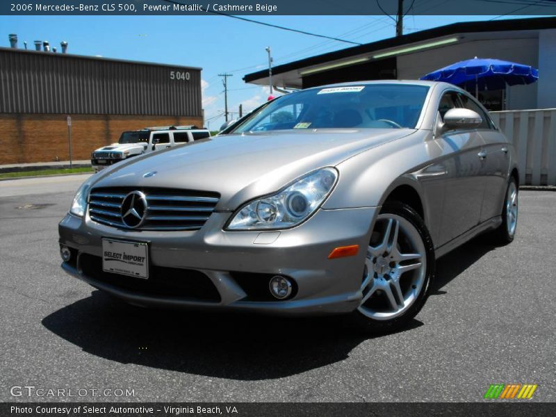 Pewter Metallic / Cashmere Beige 2006 Mercedes-Benz CLS 500