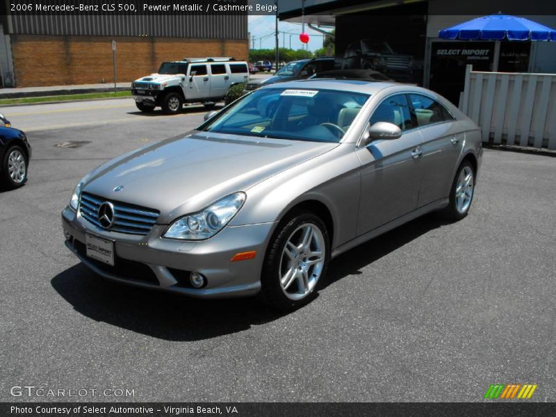 Pewter Metallic / Cashmere Beige 2006 Mercedes-Benz CLS 500