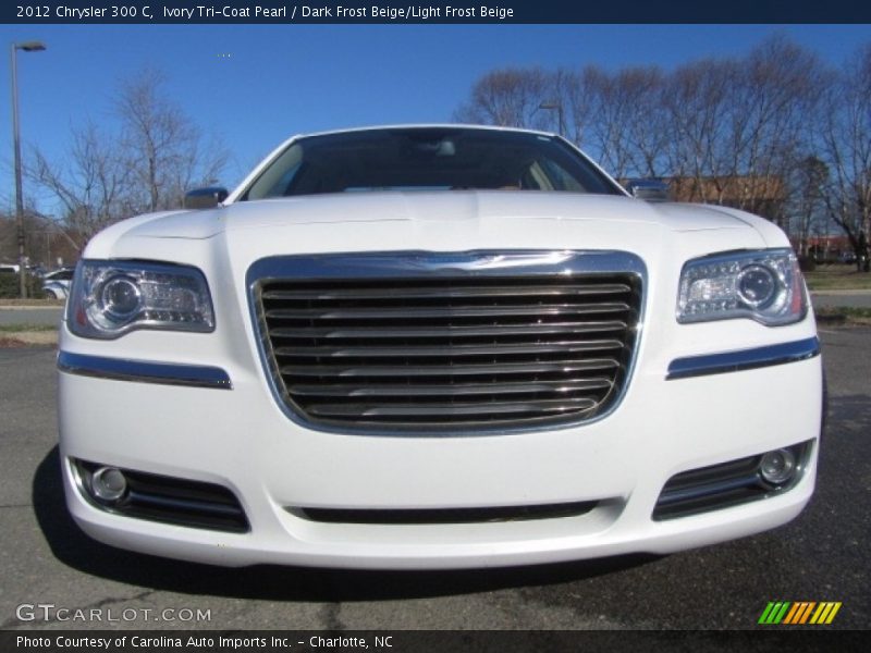 Ivory Tri-Coat Pearl / Dark Frost Beige/Light Frost Beige 2012 Chrysler 300 C