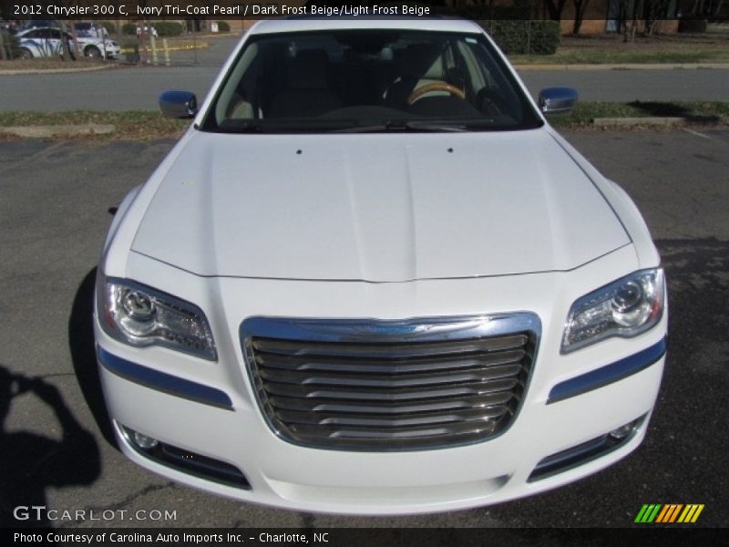 Ivory Tri-Coat Pearl / Dark Frost Beige/Light Frost Beige 2012 Chrysler 300 C