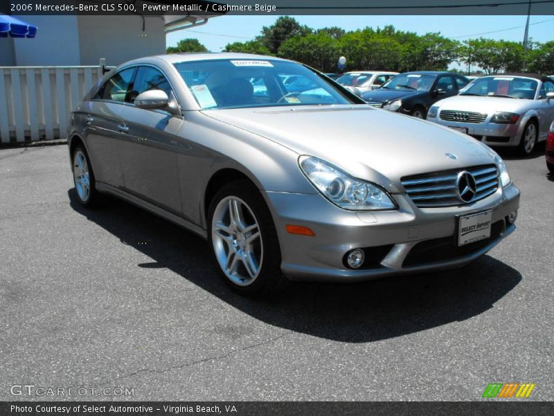 Pewter Metallic / Cashmere Beige 2006 Mercedes-Benz CLS 500