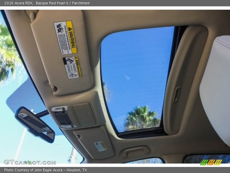 Basque Red Pearl II / Parchment 2016 Acura RDX