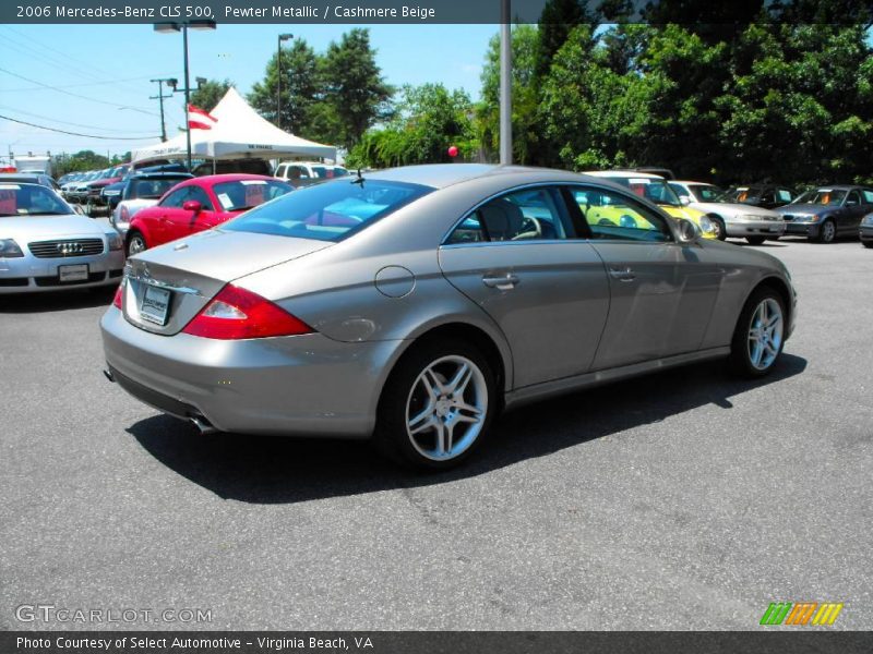 Pewter Metallic / Cashmere Beige 2006 Mercedes-Benz CLS 500