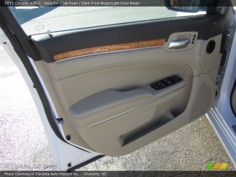 Ivory Tri-Coat Pearl / Dark Frost Beige/Light Frost Beige 2012 Chrysler 300 C