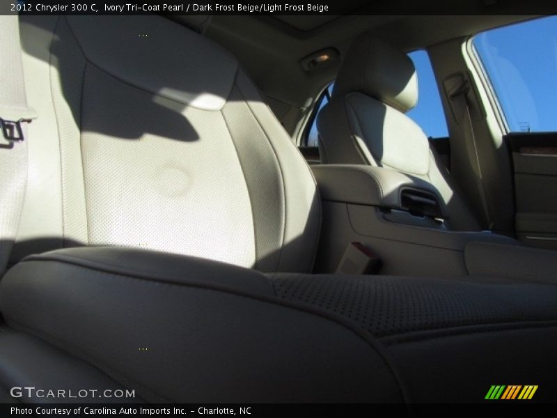 Ivory Tri-Coat Pearl / Dark Frost Beige/Light Frost Beige 2012 Chrysler 300 C