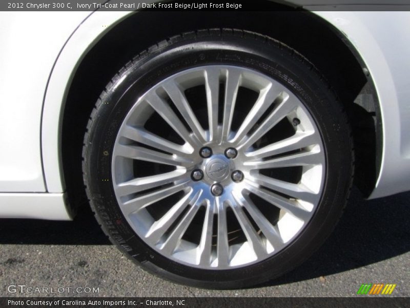 Ivory Tri-Coat Pearl / Dark Frost Beige/Light Frost Beige 2012 Chrysler 300 C