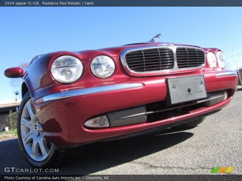 Radiance Red Metallic / Sand 2004 Jaguar XJ XJ8
