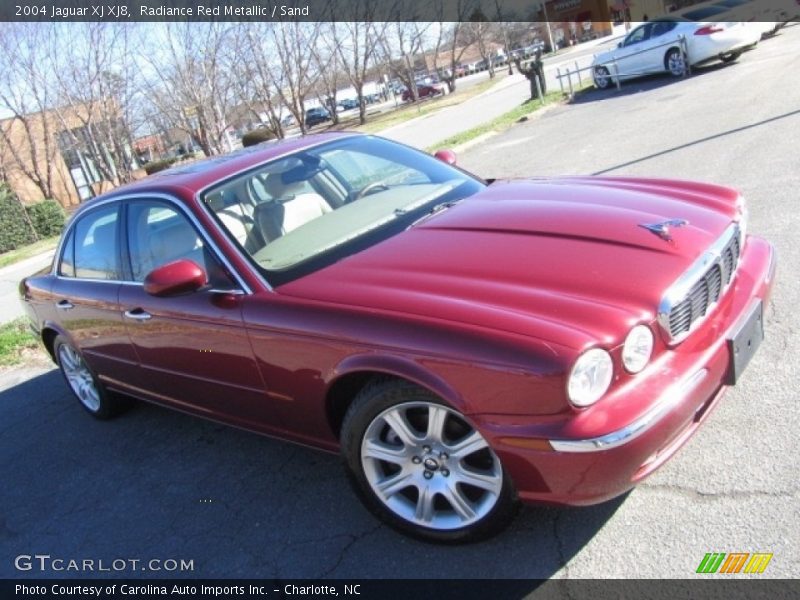 Radiance Red Metallic / Sand 2004 Jaguar XJ XJ8