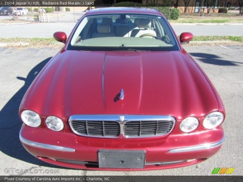 Radiance Red Metallic / Sand 2004 Jaguar XJ XJ8