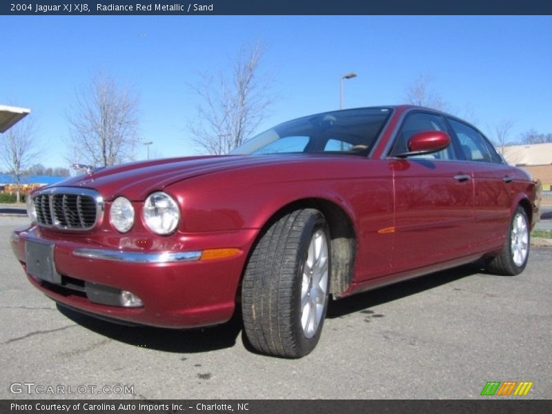 Radiance Red Metallic / Sand 2004 Jaguar XJ XJ8