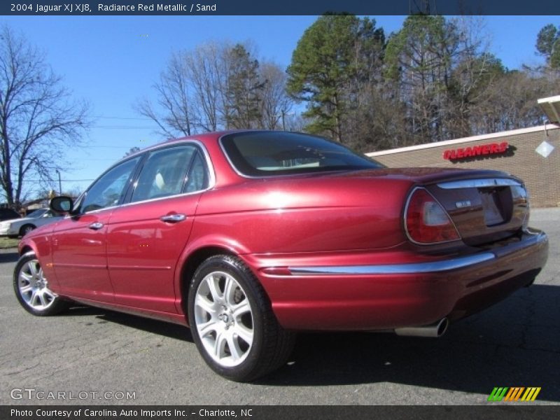 Radiance Red Metallic / Sand 2004 Jaguar XJ XJ8