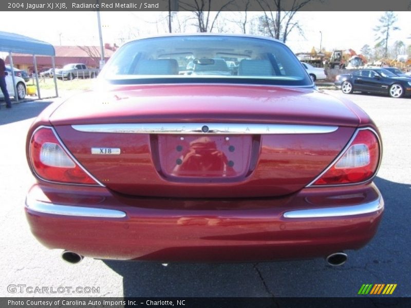Radiance Red Metallic / Sand 2004 Jaguar XJ XJ8