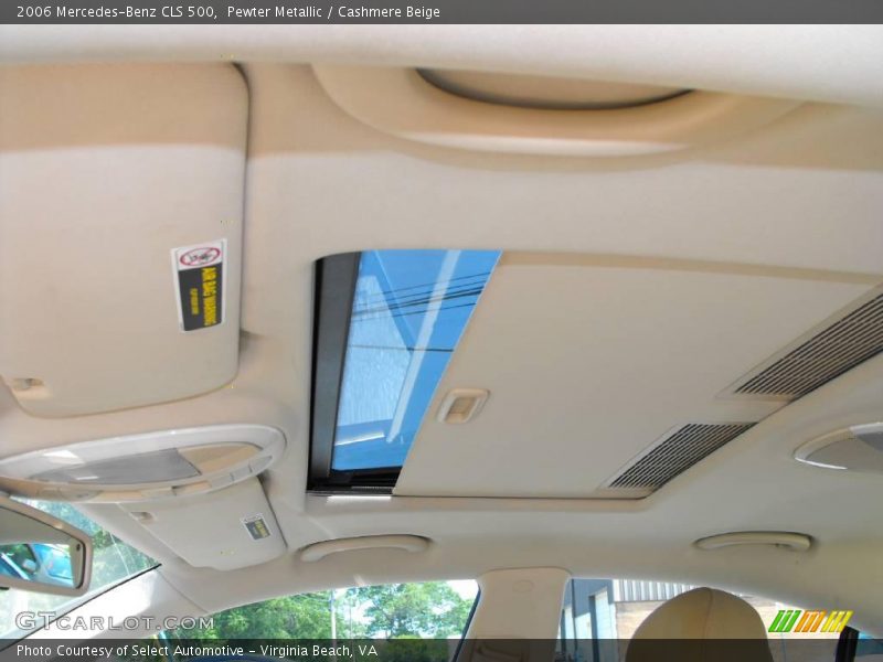 Pewter Metallic / Cashmere Beige 2006 Mercedes-Benz CLS 500