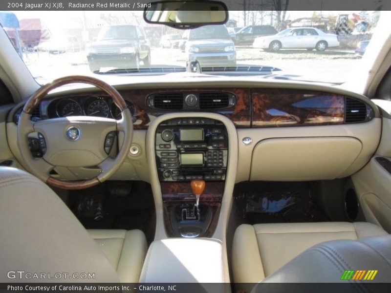 Radiance Red Metallic / Sand 2004 Jaguar XJ XJ8