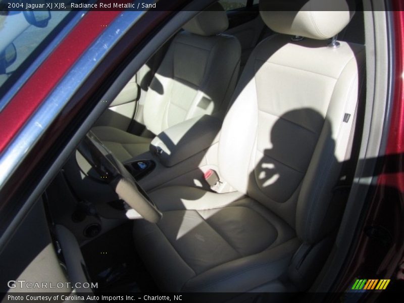 Radiance Red Metallic / Sand 2004 Jaguar XJ XJ8