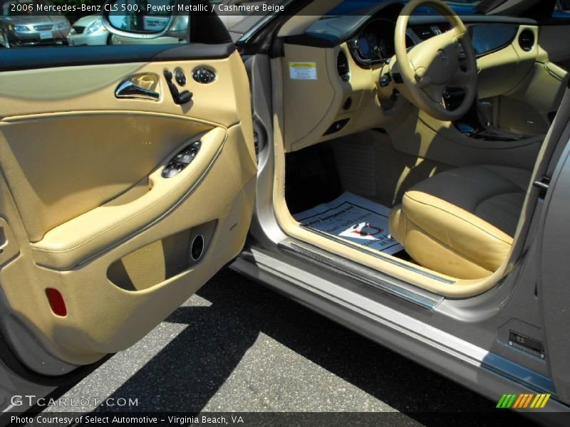 Pewter Metallic / Cashmere Beige 2006 Mercedes-Benz CLS 500