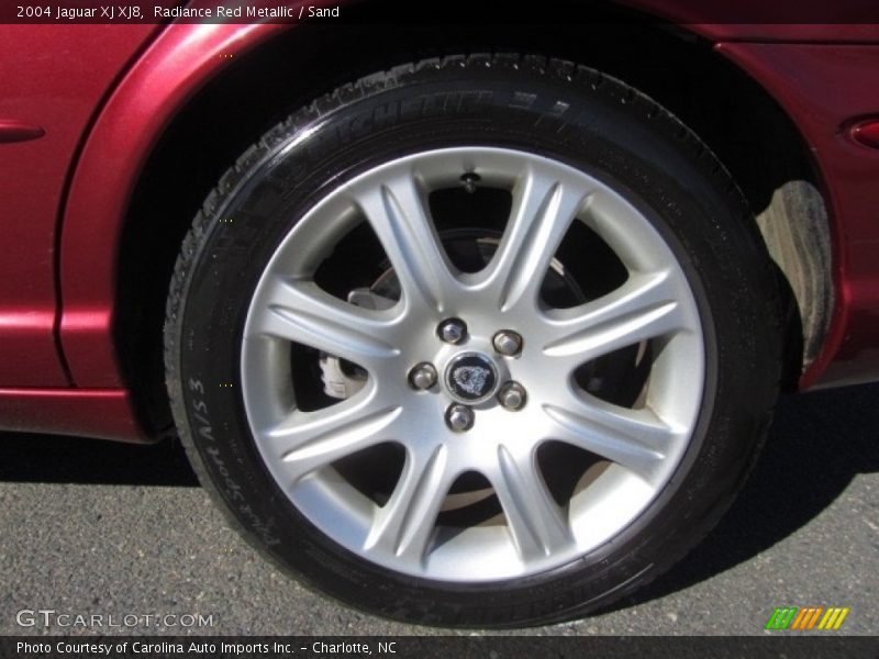 Radiance Red Metallic / Sand 2004 Jaguar XJ XJ8