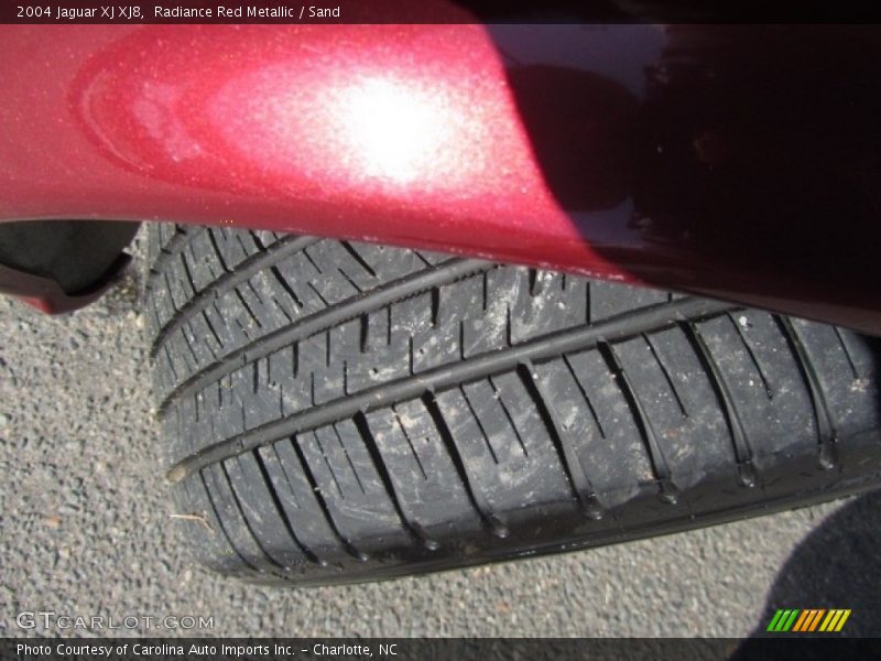 Radiance Red Metallic / Sand 2004 Jaguar XJ XJ8