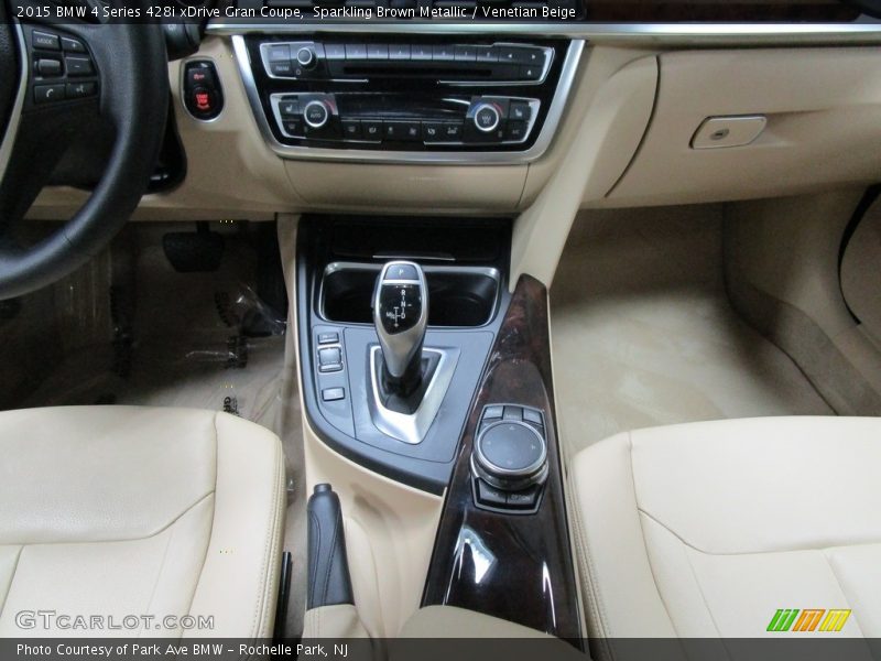 Sparkling Brown Metallic / Venetian Beige 2015 BMW 4 Series 428i xDrive Gran Coupe