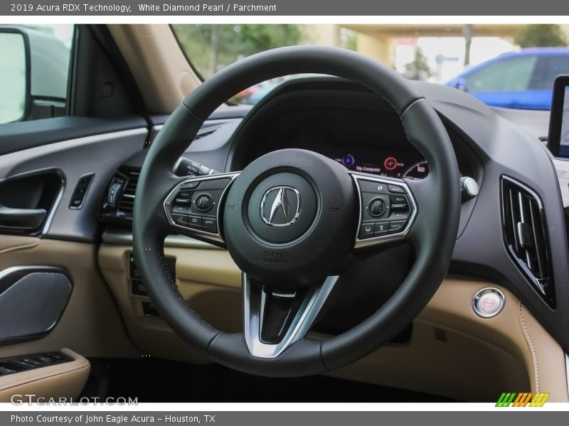 White Diamond Pearl / Parchment 2019 Acura RDX Technology