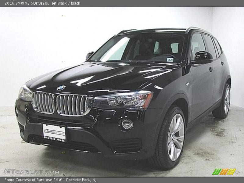 Jet Black / Black 2016 BMW X3 xDrive28i
