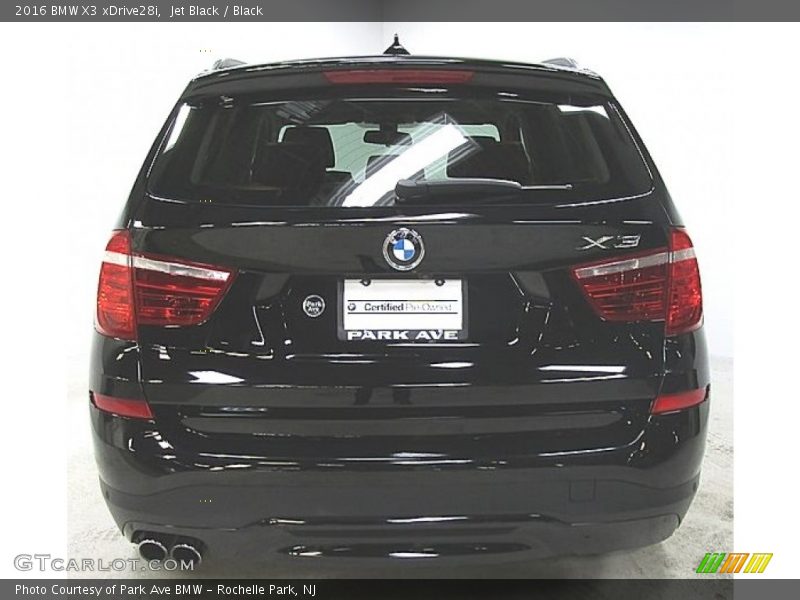 Jet Black / Black 2016 BMW X3 xDrive28i