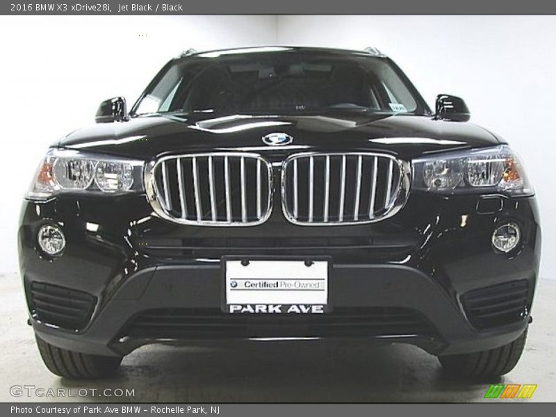 Jet Black / Black 2016 BMW X3 xDrive28i