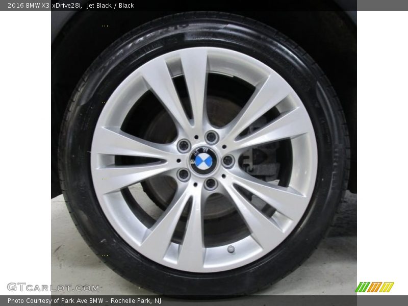 Jet Black / Black 2016 BMW X3 xDrive28i