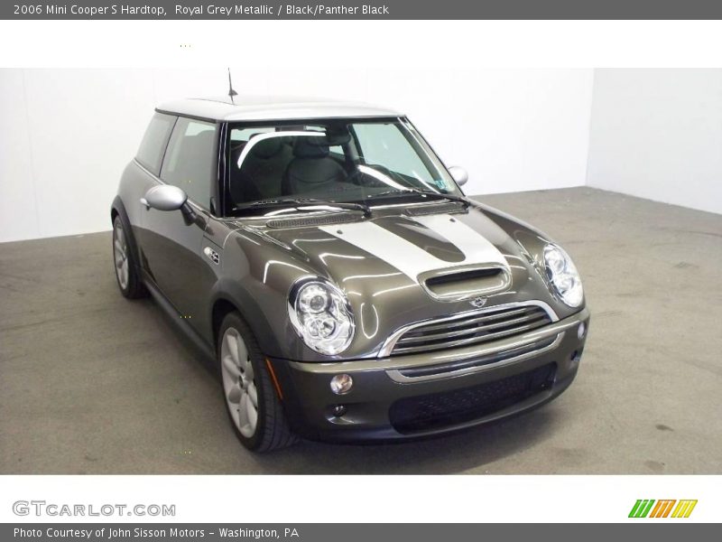 Royal Grey Metallic / Black/Panther Black 2006 Mini Cooper S Hardtop