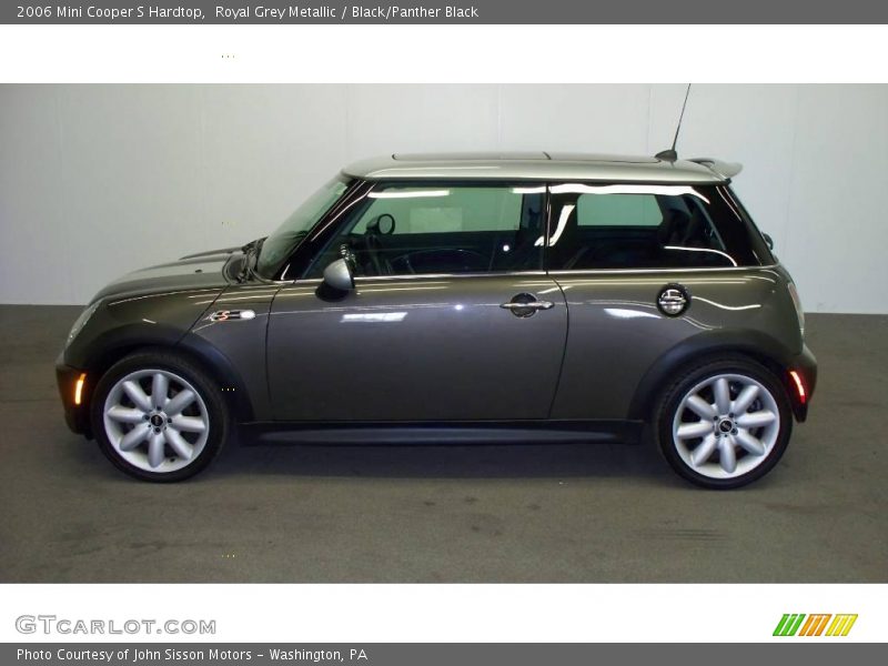 Royal Grey Metallic / Black/Panther Black 2006 Mini Cooper S Hardtop