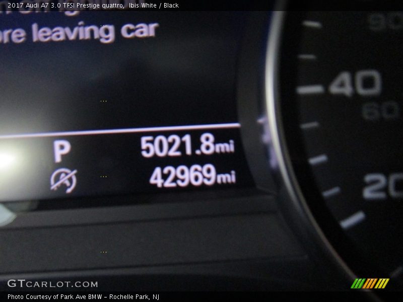 Ibis White / Black 2017 Audi A7 3.0 TFSI Prestige quattro