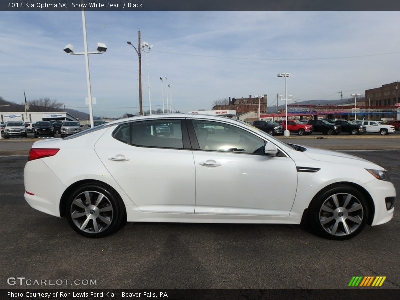 Snow White Pearl / Black 2012 Kia Optima SX