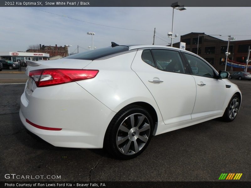 Snow White Pearl / Black 2012 Kia Optima SX