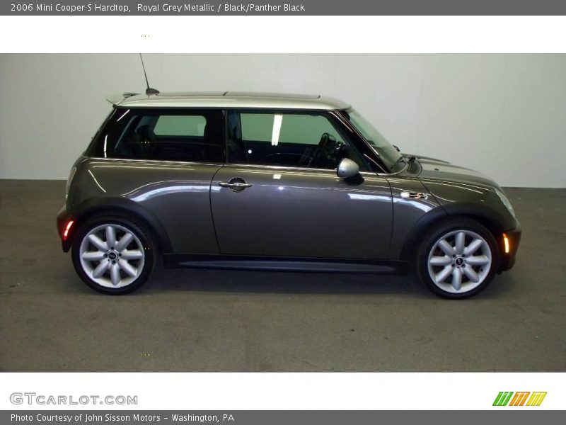 Royal Grey Metallic / Black/Panther Black 2006 Mini Cooper S Hardtop