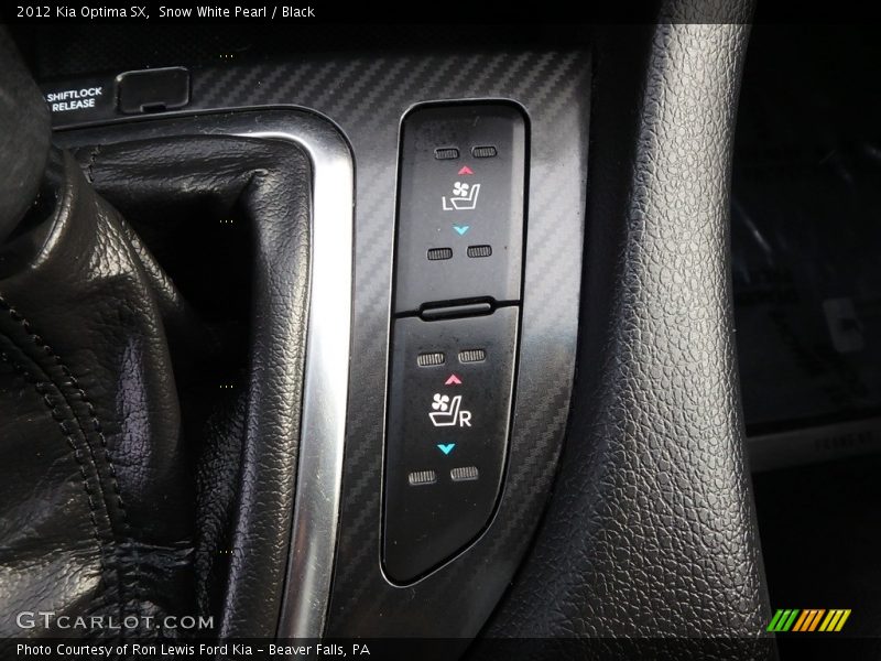 Snow White Pearl / Black 2012 Kia Optima SX