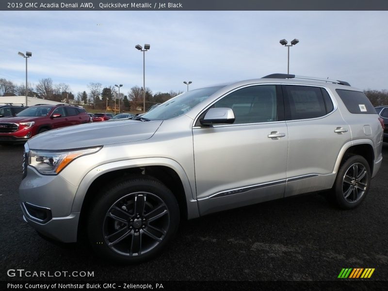 Quicksilver Metallic / Jet Black 2019 GMC Acadia Denali AWD