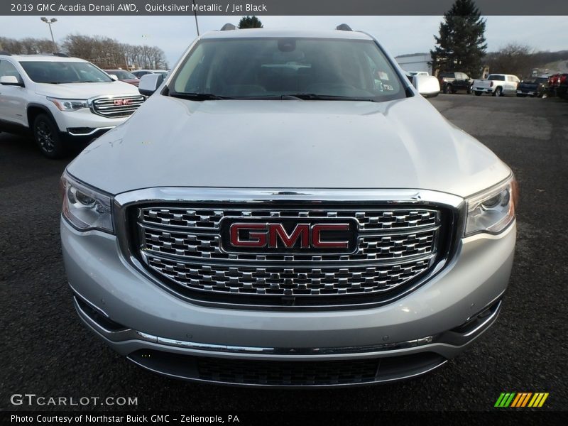 Quicksilver Metallic / Jet Black 2019 GMC Acadia Denali AWD