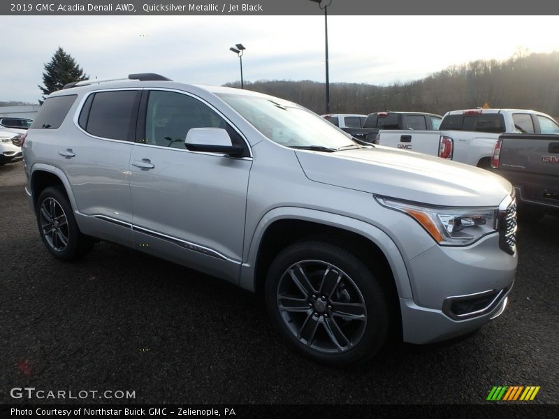 Quicksilver Metallic / Jet Black 2019 GMC Acadia Denali AWD