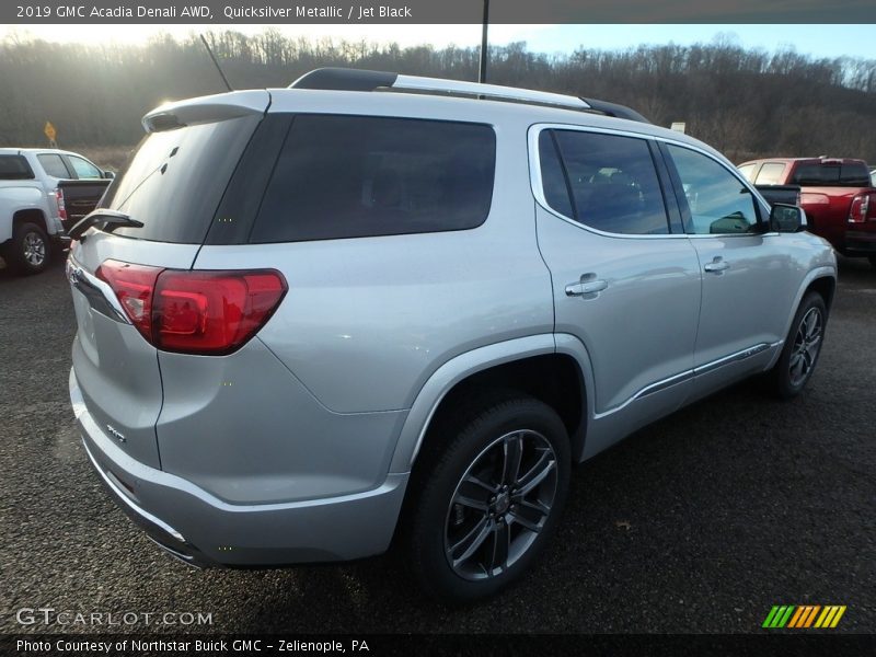 Quicksilver Metallic / Jet Black 2019 GMC Acadia Denali AWD