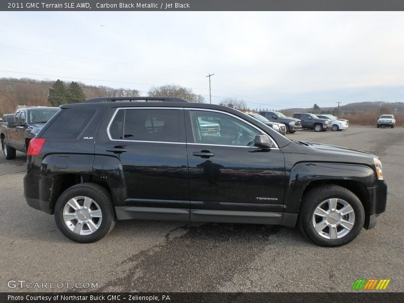 Carbon Black Metallic / Jet Black 2011 GMC Terrain SLE AWD