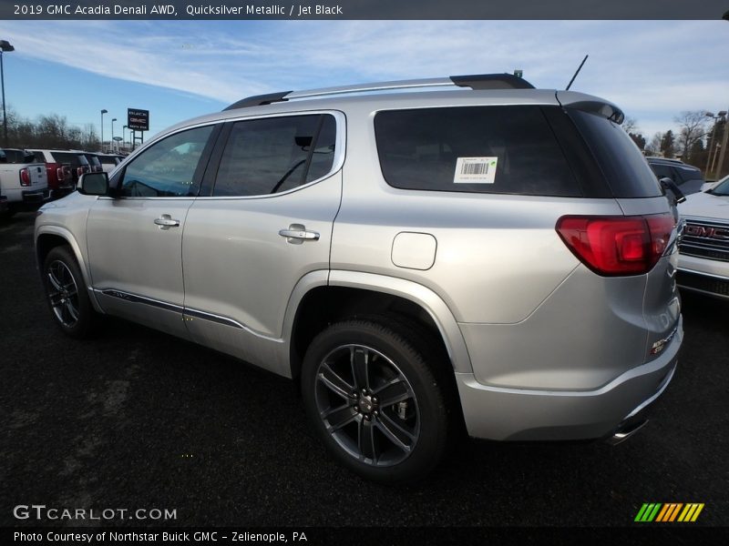 Quicksilver Metallic / Jet Black 2019 GMC Acadia Denali AWD