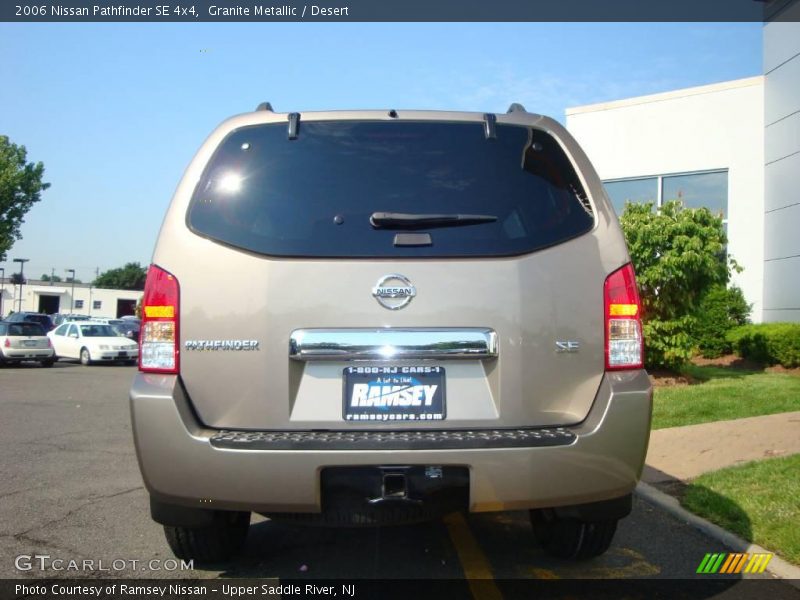 Granite Metallic / Desert 2006 Nissan Pathfinder SE 4x4