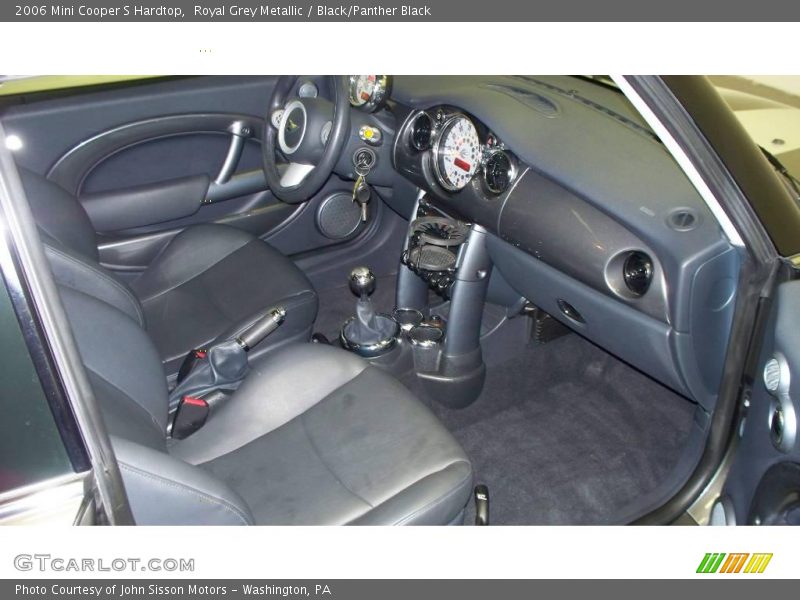Royal Grey Metallic / Black/Panther Black 2006 Mini Cooper S Hardtop