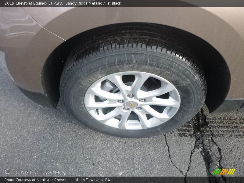 Sandy Ridge Metallic / Jet Black 2019 Chevrolet Equinox LT AWD