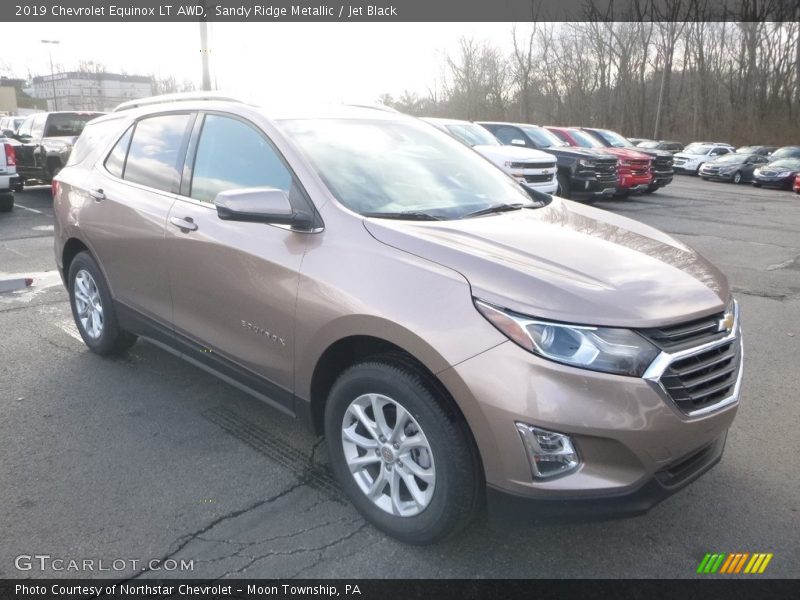 Sandy Ridge Metallic / Jet Black 2019 Chevrolet Equinox LT AWD