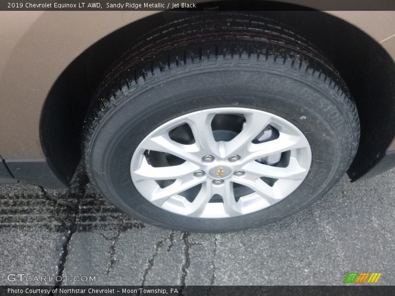 Sandy Ridge Metallic / Jet Black 2019 Chevrolet Equinox LT AWD