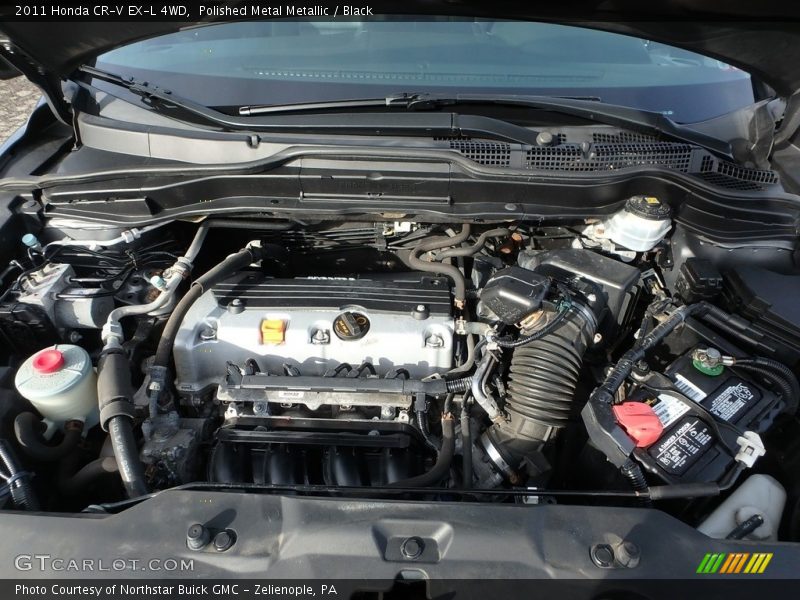 Polished Metal Metallic / Black 2011 Honda CR-V EX-L 4WD