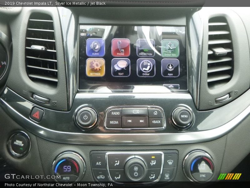 Controls of 2019 Impala LT