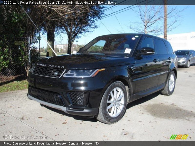 Santorini Black Metallic / Ebony/Ebony 2019 Land Rover Range Rover Sport SE