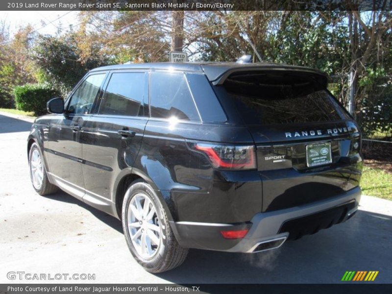 Santorini Black Metallic / Ebony/Ebony 2019 Land Rover Range Rover Sport SE
